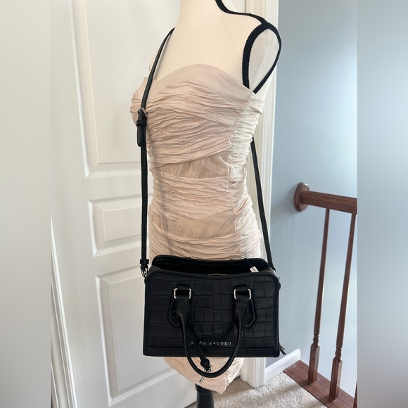 バッグ Marc Jacobs Mini Cruiser Croc Embossed Marc Jacobs Croc Embossed Leather Tote / Shoulder Bag Mini Cruiser
